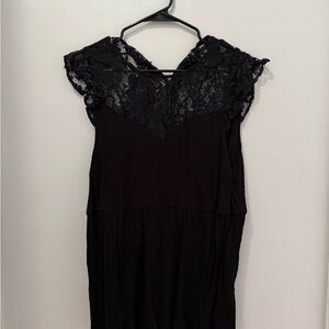 Torrid Black Shirt With Lace